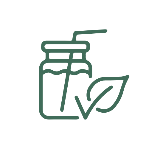 grafika - słoik ze słomką